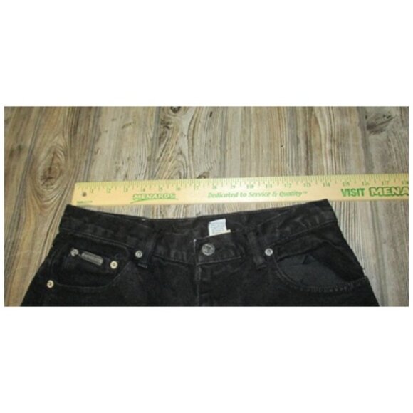 Vintage Women CK Calvin Klein Black Jeans High Rise Size 8 Msre 28x28 - Picture 6 of 13